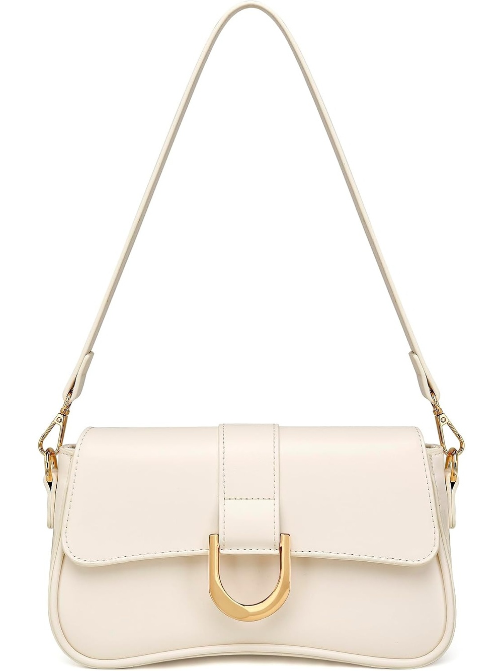 〽️ Women's Beige Cute Retro Clutch Purse Underarm Hobo Shoulder Handbag
